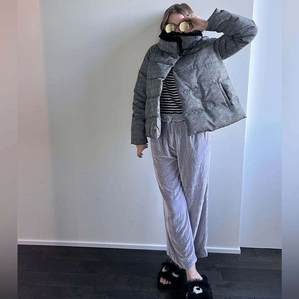 MaxMara Studio // Puffer Jacket w. Imitation Fur Collar - Picture 5 of 12